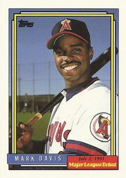 1992 Topps Major League Debut 1991 #43 Mark Davis Front