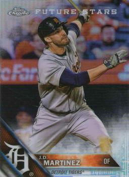 2016 Topps Chrome - Refractor #4 J.D. Martinez Front