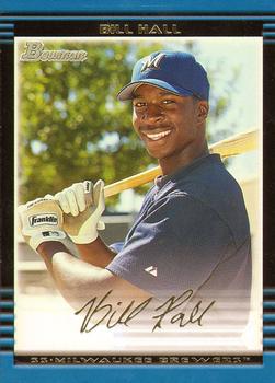 2002 Bowman - Gold #123 Bill Hall  Front