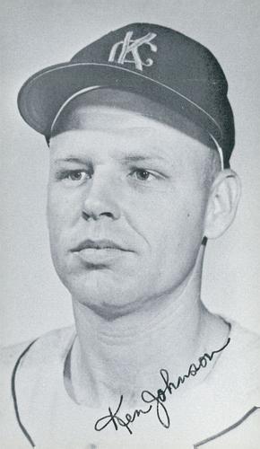 1961 Kansas City Athletics Photocards #NNO Ken Johnson Front