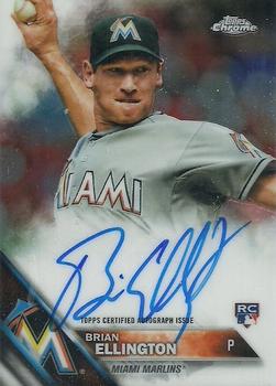 2016 Topps Chrome - Rookie Autographs #RA-BE Brian Ellington Front