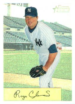 2002 Bowman Heritage - Chrome Refractors #13BHC Roger Clemens  Front