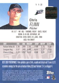 2002 Bowman's Best - Red #112 Chris Flinn Back