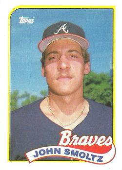 1989 Topps #382 John Smoltz Front