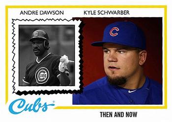 2016 Topps Throwback Thursday #119 Andre Dawson / Kyle Schwarber Front