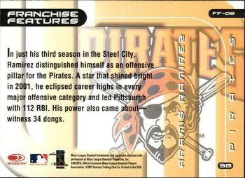 2002 Donruss Best of Fan Club - Franchise Features #FF-06 Aramis Ramirez Back