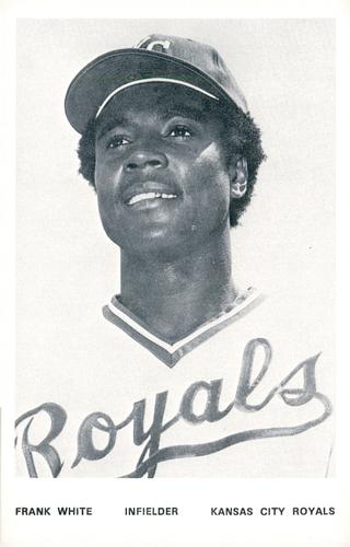 1976 Kansas City Royals Photocards #NNO Frank White Front