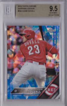 2016 Topps - Chrome Sapphire 65th Anniversary Edition #584 Adam Duvall Front