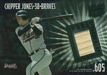 2002 Donruss Best of Fan Club - Pure Power Masters Game Bats #PP-03 Chipper Jones  Front