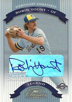 2002 Donruss Classics - Significant Signatures #175 Robin Yount Front