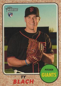 2017 Topps Heritage #659 Ty Blach Front