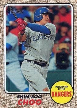 2017 Topps Heritage #717 Shin-Soo Choo Front