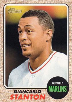 2017 Topps Heritage #401 Giancarlo Stanton Front