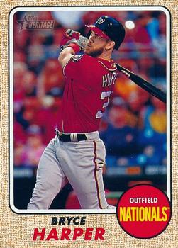 2017 Topps Heritage #427 Bryce Harper Front