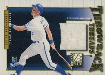 2002 Donruss Elite - Throwback Threads #TT-3 Bo Jackson / George Brett  Front