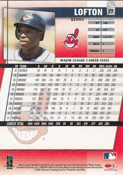 2002 Donruss Fan Club #27 Kenny Lofton Back