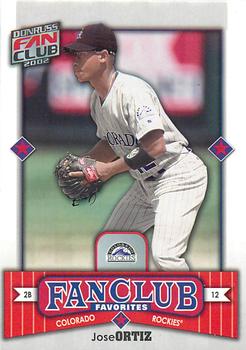 2002 Donruss Fan Club #295 Jose Ortiz Front