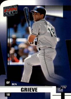 2002 Donruss Fan Club - Die Cuts #37 Ben Grieve  Front