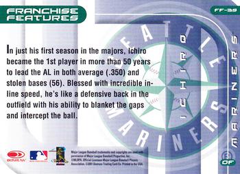 2002 Donruss Fan Club - Franchise Features #FF-39 Ichiro Back