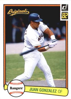 2002 Donruss Originals - Aqueous #31 Juan Gonzalez Front