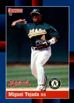 2002 Donruss Originals - Aqueous #400 Miguel Tejada Front