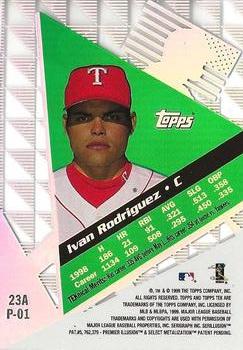 1999 Topps Tek #23A Ivan Rodriguez Back