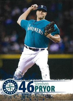 2012 Panasonic Seattle Mariners #18 Stephen Pryor Front