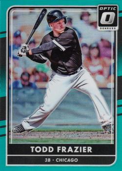 2016 Donruss Optic - Aqua #70 Todd Frazier Front