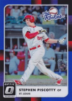 2016 Donruss Optic - The Rookies Blue #TR6 Stephen Piscotty Front
