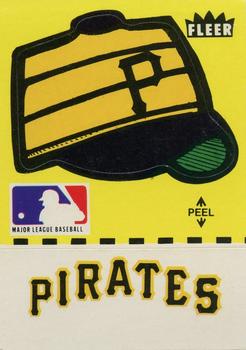 1981 Fleer Baseball Stickers #NNO Pittsburgh Pirates Cap (Yellow) Front