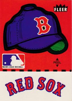 1981 Fleer Baseball Stickers #NNO Boston Red Sox Cap Front