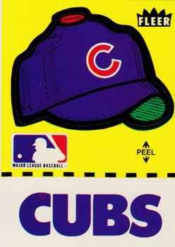 1981 Fleer Baseball Stickers #NNO Chicago Cubs Cap Front