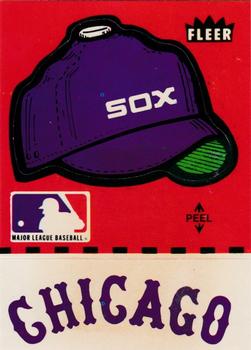 1981 Fleer Baseball Stickers #NNO Chicago White Sox Cap Front