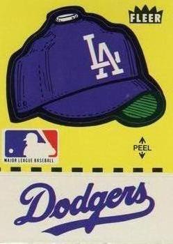 1981 Fleer Baseball Stickers #NNO Los Angeles Dodgers Cap Front