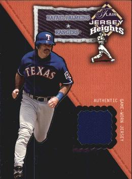 2002 Flair - Jersey Heights #NNO Rafael Palmeiro  Front