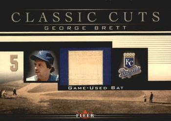 2002 Fleer - Classic Cuts #GB-B George Brett Front