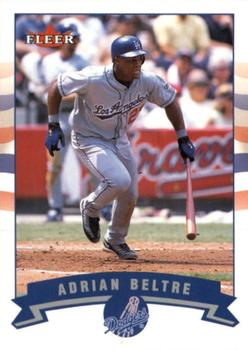 2002 Fleer - Gold Backs #164 Adrian Beltre  Front