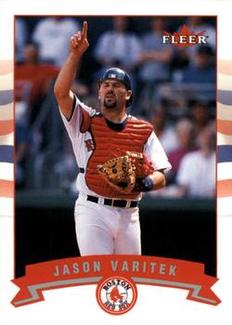 2002 Fleer - Mini #312 Jason Varitek  Front