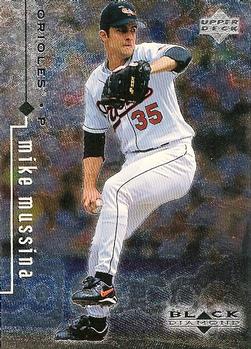 1999 Upper Deck Black Diamond #14 Mike Mussina Front