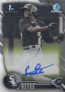 2016 Bowman Chrome - Prospects Autographs #BCAP-FR Franklin Reyes Front