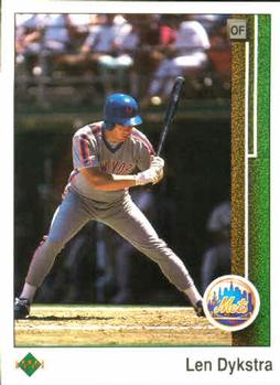 1989 Upper Deck #369 Len Dykstra Front