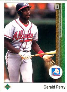 1989 Upper Deck #431 Gerald Perry Front