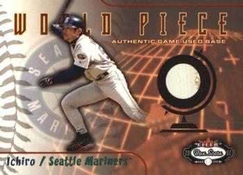 2002 Fleer Box Score - World Piece Game Used #NNO Ichiro Suzuki Front