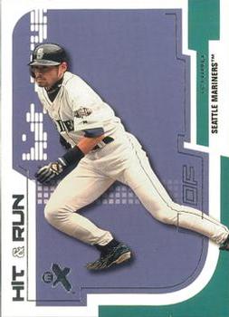 2002 Fleer E-X - Hit and Run #27 HR Ichiro Suzuki  Front