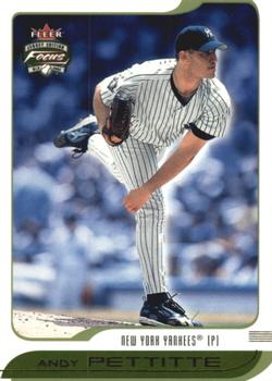 2002 Fleer Focus Jersey Edition - Jersey Parallel #159 Andy Pettitte Front