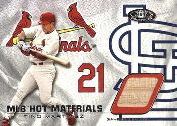 2002 Fleer Hot Prospects - MLB Hot Materials #HM-TM Tino Martinez Front