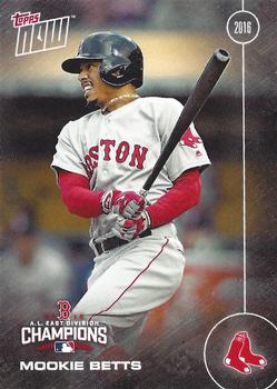 2016 Topps Now Postseason Boston Red Sox #BOS-2 Mookie Betts Front