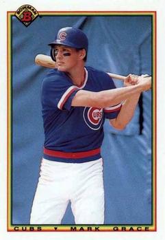 1990 Bowman #29 Mark Grace Front