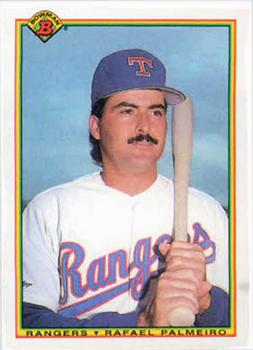 1990 Bowman #496 Rafael Palmeiro Front