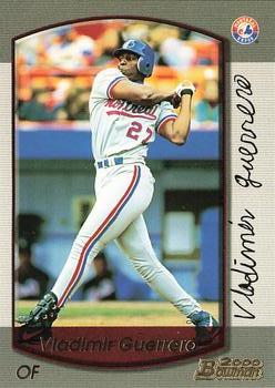 2000 Bowman #1 Vladimir Guerrero Front